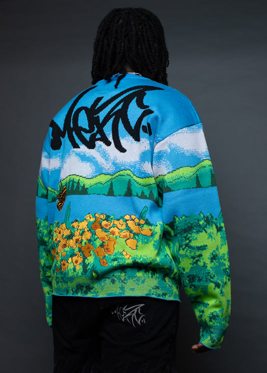 Yellow Meadow Knitted Sweater