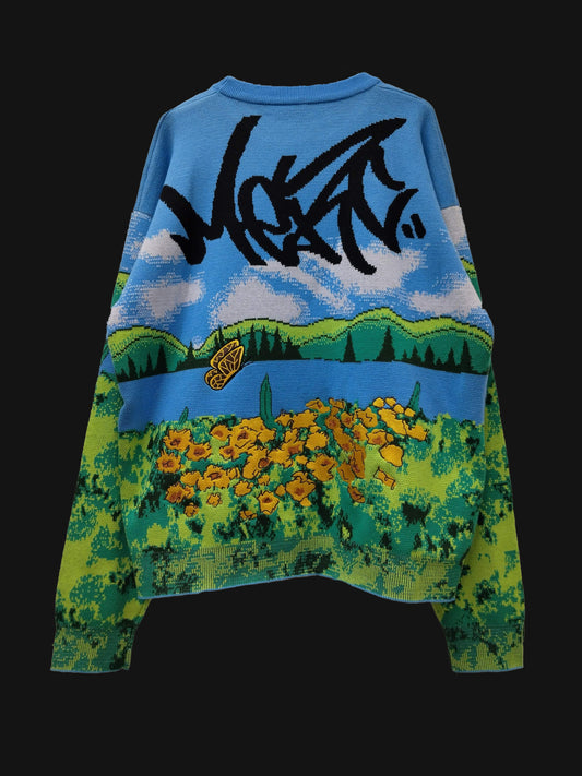 Yellow Meadow Knitted Sweater