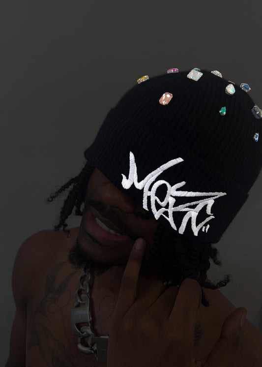 Rhinestone Beanie