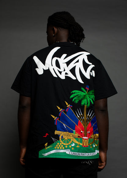 " Zoe Baby " Black Tee